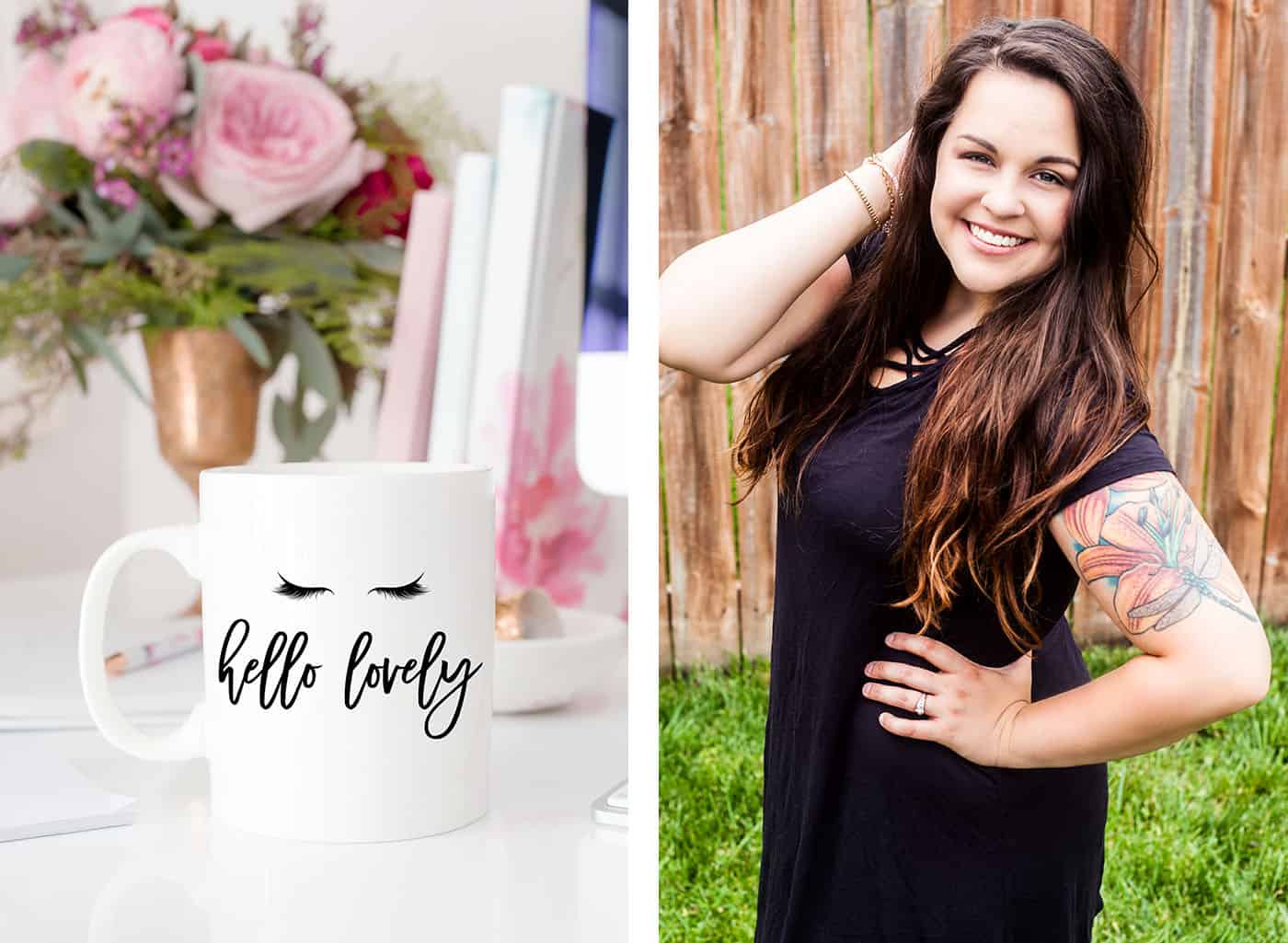 "Hello lovely" mug and word-of-mouth marketing genius Heather Yeager