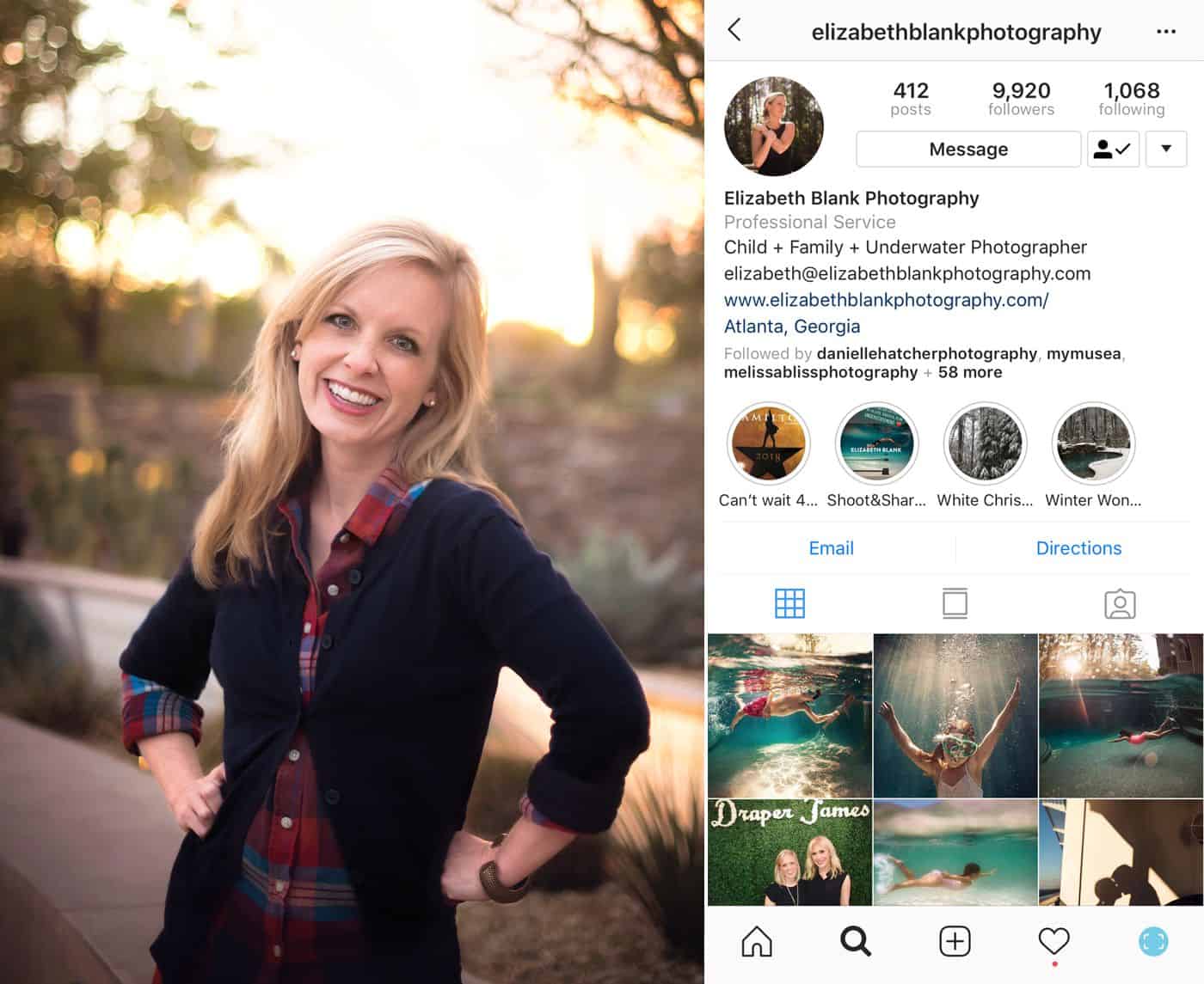3 Simple Approaches To A Powerful Instagram Portfolio: Elizabeth Blank on Instagram