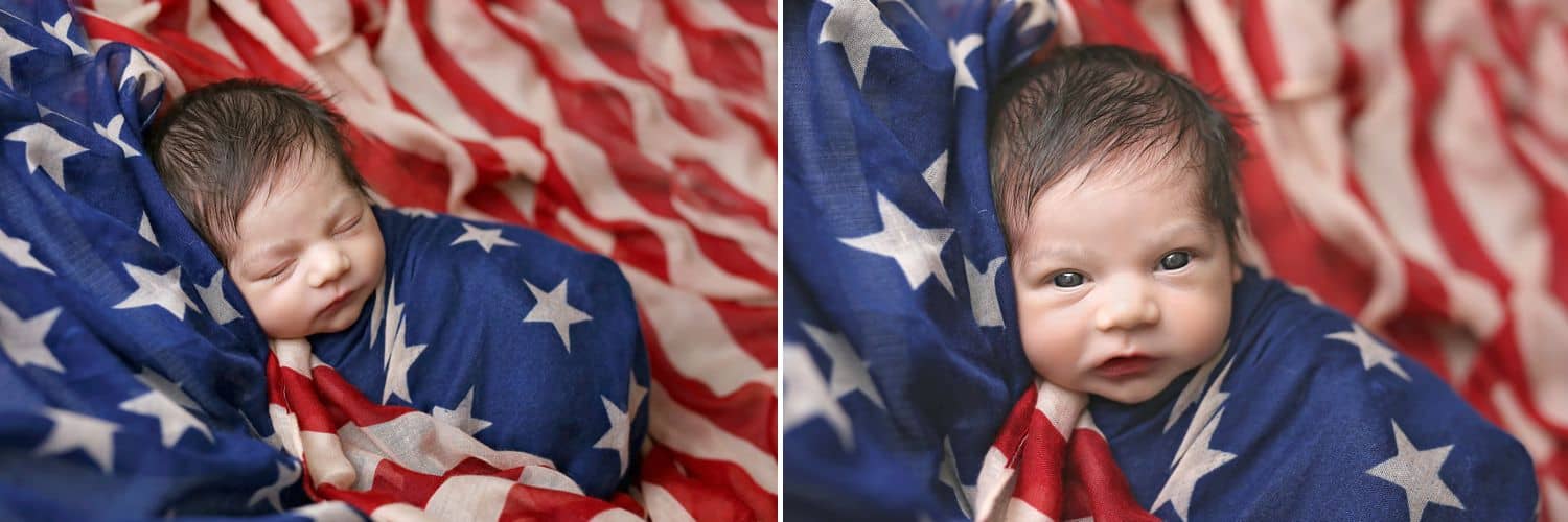 How To Attract New Clients In 3 Bold Business Moves: American Flag baby by Cassie Clayshulte