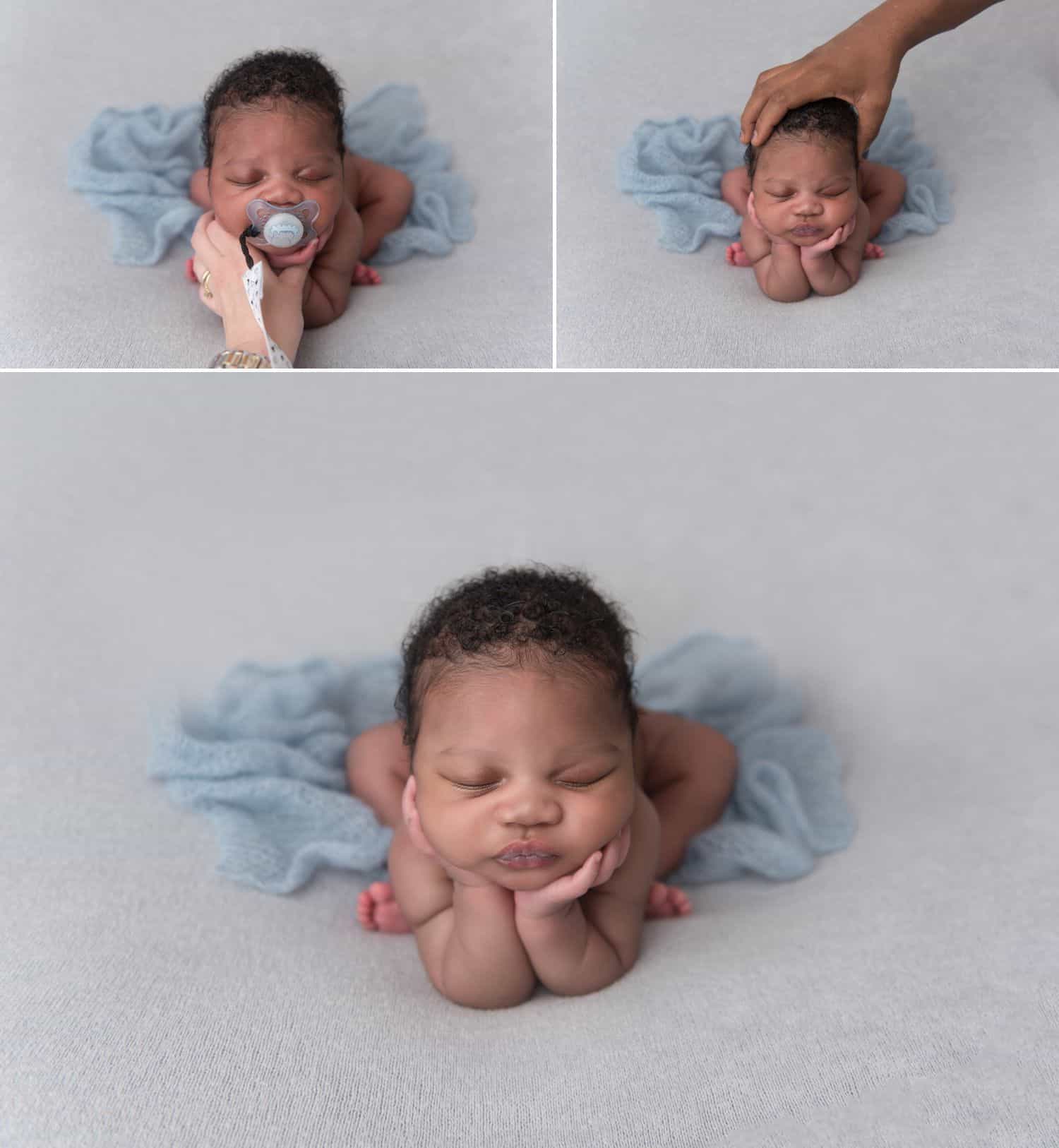 Newborn Girl Photo Ideas Outfits and Bean Bag Poses