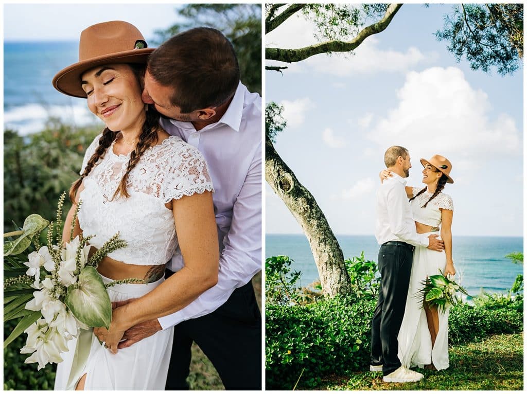 couple on tropical island