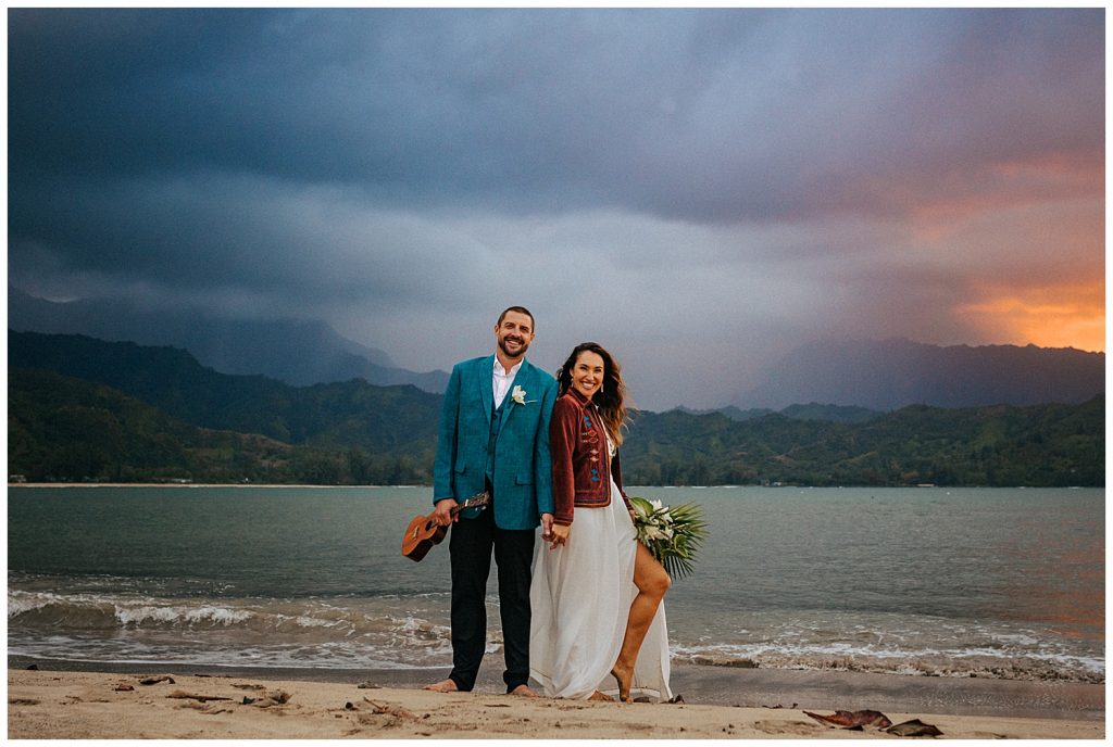 couple on beach