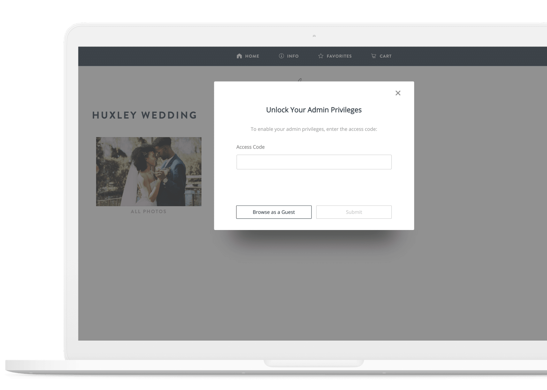 Privacy in ShootProof