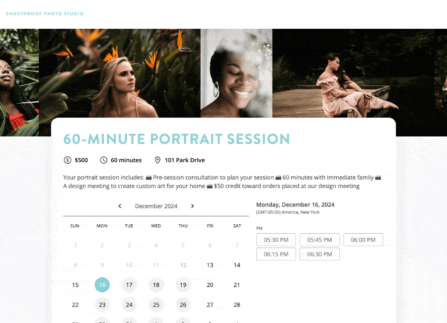 banner images scroll