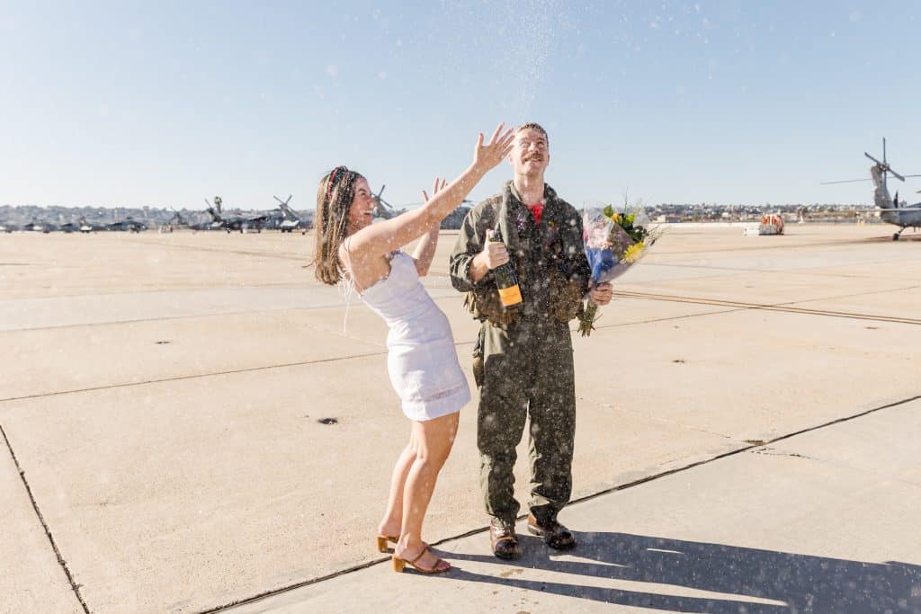 military homecoming celebration