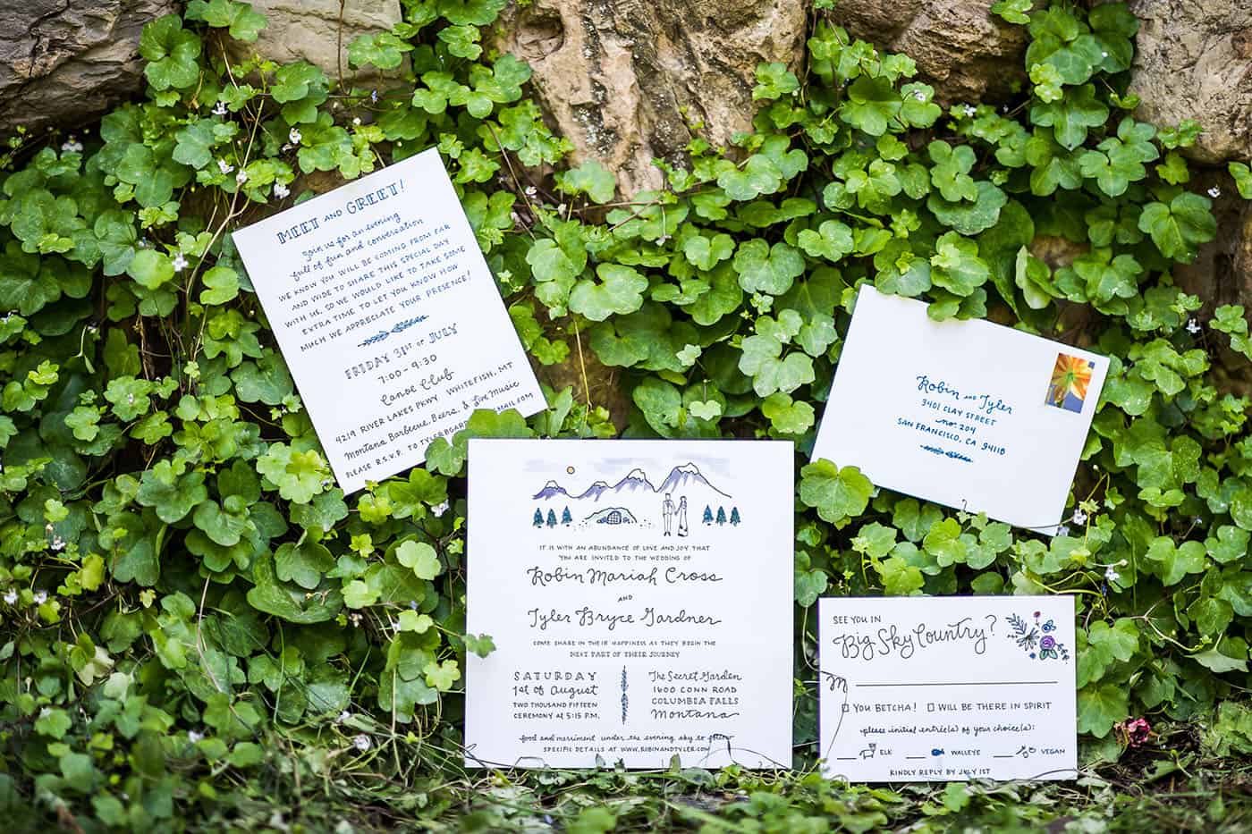 how to photograph wedding invitations